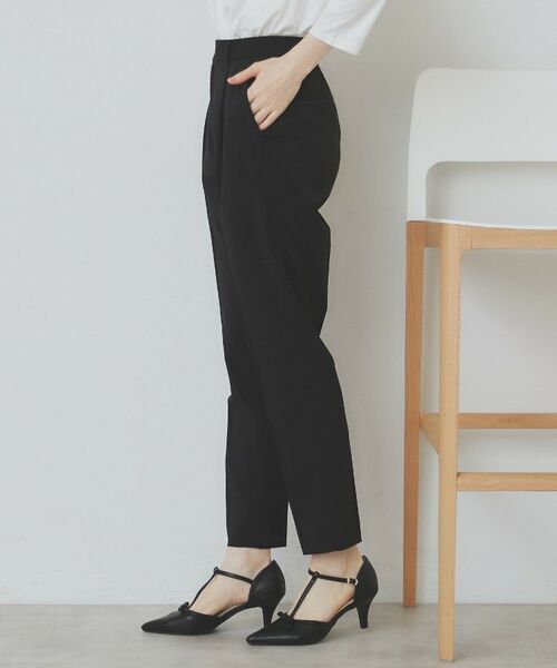 index / インデックス パンツ | ストレッチテーパードパンツ/セットアップ対応【洗濯機洗い可/抗ピル/接触冷感】 | 詳細1