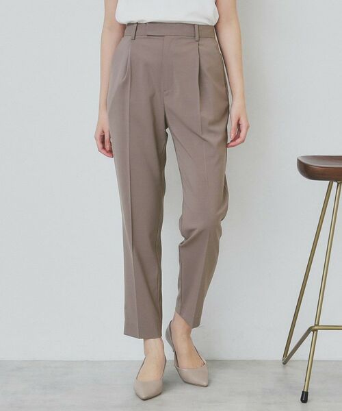 index / インデックス パンツ | ストレッチテーパードパンツ/セットアップ対応【洗濯機洗い可/抗ピル/接触冷感】 | 詳細5