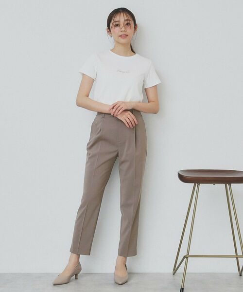 index / インデックス パンツ | ストレッチテーパードパンツ/セットアップ対応【洗濯機洗い可/抗ピル/接触冷感】 | 詳細6