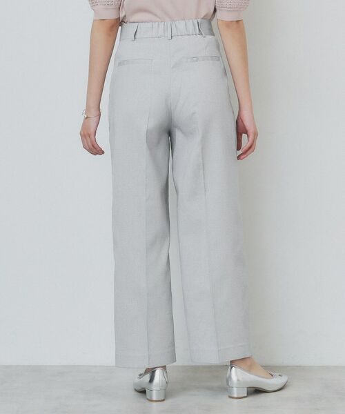 index / インデックス パンツ | サイドフラップストレッチワイドパンツ【洗濯機洗い可／イージーケア】 | 詳細17