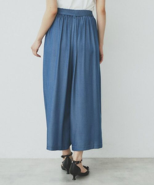 index / インデックス ショート・ハーフ・半端丈パンツ | シャンブレータックスカーチョ【接触冷感/洗濯機洗い可】 | 詳細16