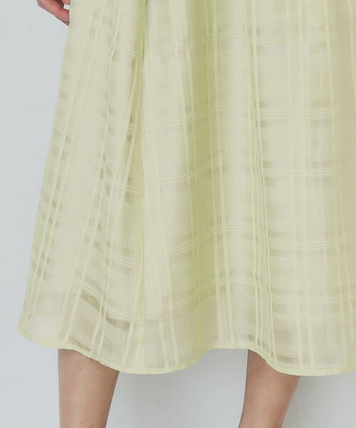 index / インデックス スカート | シアーチェックタックフレアスカート【洗濯機洗い可/イージーアイロン】 | 詳細17