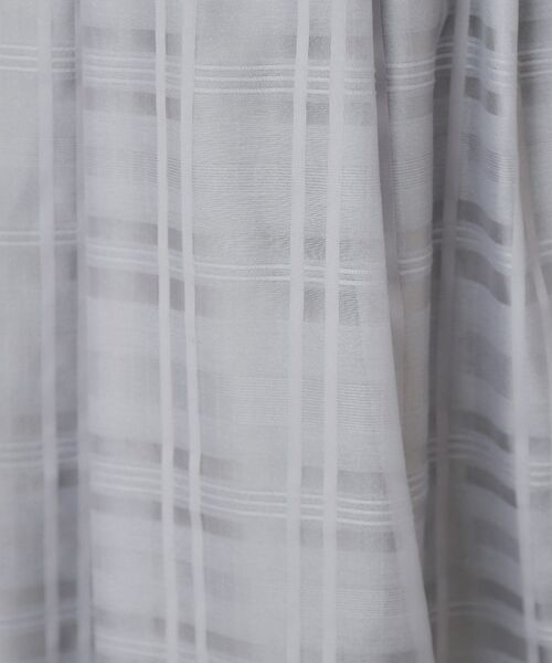 index / インデックス スカート | シアーチェックタックフレアスカート【洗濯機洗い可/イージーアイロン】 | 詳細4