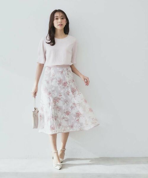 index / インデックス スカート | 花柄マーメイドフレアスカート【洗濯機洗い可】 | 詳細19