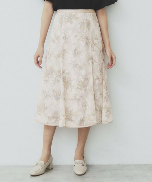 index / インデックス スカート | 花柄マーメイドフレアスカート【洗濯機洗い可】 | 詳細24