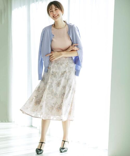 INA2012様　50枚 AMBIDEX Store 〇花野風jacquard スカート(F グレー): FLAT-cic