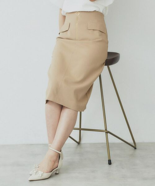 index / インデックス スカート | ジップタイトスカート【洗濯機洗い可/イージーアイロン】 | 詳細3