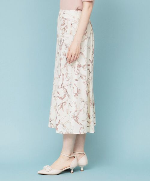 index / インデックス スカート | リボン柄マーメイドフレアスカート【洗濯機洗い可/イージーアイロン】 | 詳細14