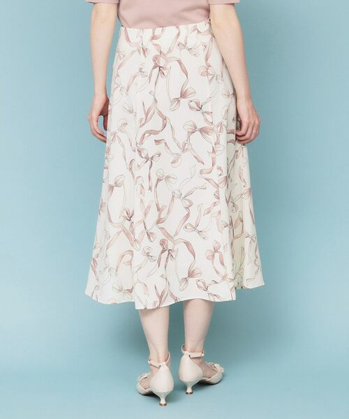 index / インデックス スカート | リボン柄マーメイドフレアスカート【洗濯機洗い可/イージーアイロン】 | 詳細15