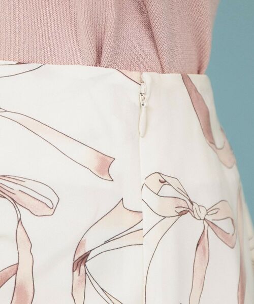 index / インデックス スカート | リボン柄マーメイドフレアスカート【洗濯機洗い可/イージーアイロン】 | 詳細18