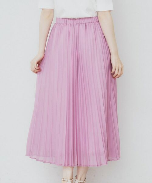 index / インデックス ロング・マキシ丈スカート | シアープリーツフレアスカート【洗濯機洗い可】 | 詳細26