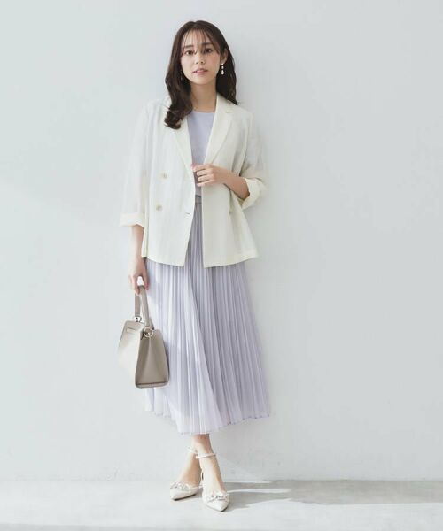 index / インデックス ロング・マキシ丈スカート | シアープリーツフレアスカート【洗濯機洗い可】 | 詳細6