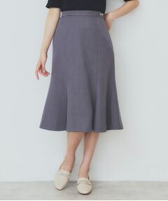 index / インデックス スカート | 麻調マーメイドフレアスカート【洗濯機洗い可/吸水速乾/防シワ/イージーアイロン】