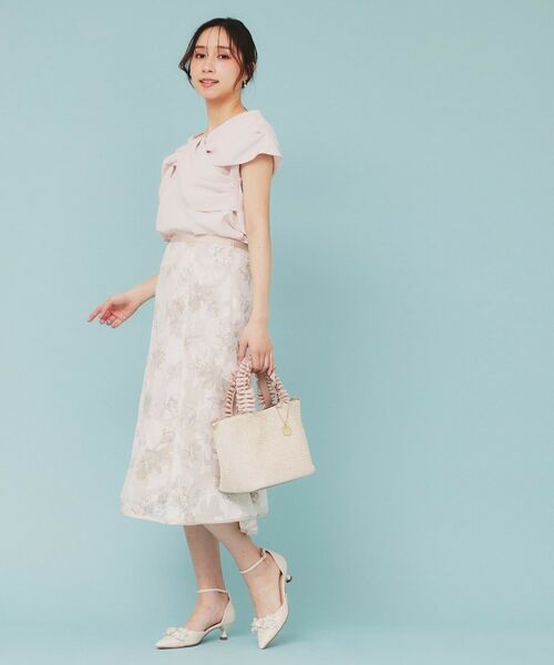 index / インデックス シャツ・ブラウス | ビッグリボンショールブラウス【洗濯機洗い可/吸水速乾/防シワ/抗ピル/イージーアイロン】 | 詳細16