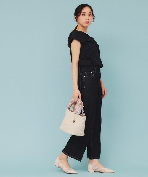 index / インデックス シャツ・ブラウス | ビッグリボンショールブラウス【洗濯機洗い可/吸水速乾/防シワ/抗ピル/イージーアイロン】 | 詳細24