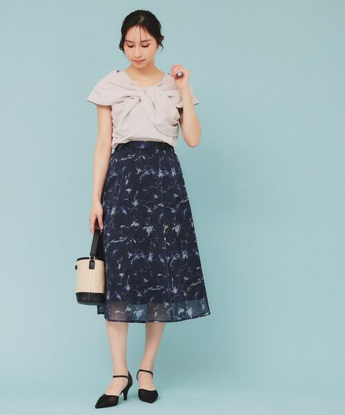 index / インデックス シャツ・ブラウス | ビッグリボンショールブラウス【洗濯機洗い可/吸水速乾/防シワ/抗ピル/イージーアイロン】 | 詳細8