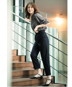 index / インデックス シャツ・ブラウス | リーフカットジャカードブラウス【洗濯機洗い可/イージーアイロン】