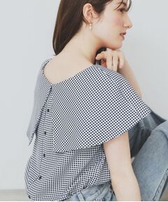 index / インデックス シャツ・ブラウス | 前後2wayオフショルカラーブラウス【洗濯機可】