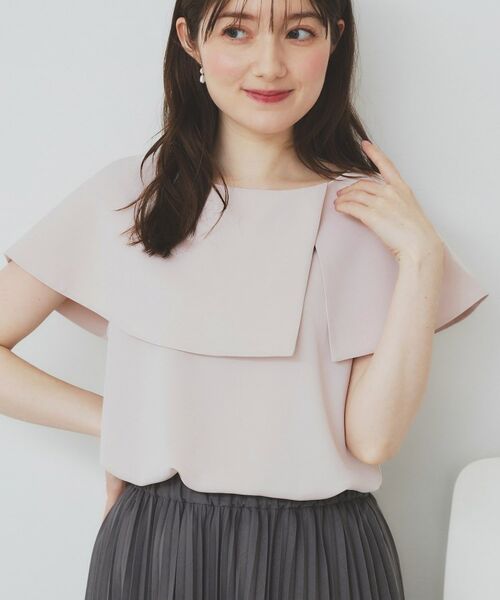 index / インデックス シャツ・ブラウス | 前後2wayオフショルカラーブラウス【洗濯機可】 | 詳細1