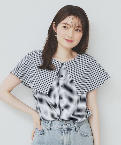 index / インデックス シャツ・ブラウス | 前後2wayオフショルカラーブラウス【洗濯機可】 | 詳細13