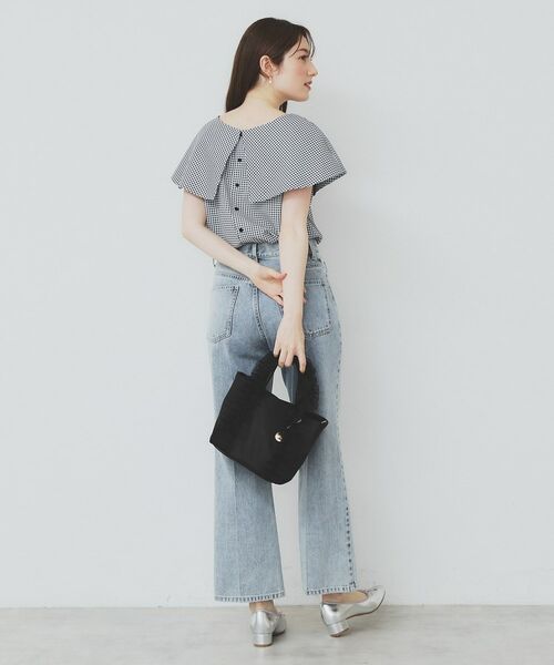 index / インデックス シャツ・ブラウス | 前後2wayオフショルカラーブラウス【洗濯機可】 | 詳細17