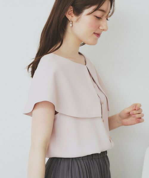 index / インデックス シャツ・ブラウス | 前後2wayオフショルカラーブラウス【洗濯機可】 | 詳細2