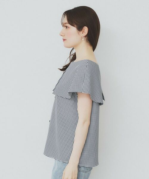 index / インデックス シャツ・ブラウス | 前後2wayオフショルカラーブラウス【洗濯機可】 | 詳細20