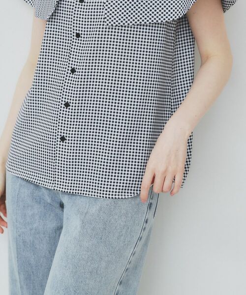 index / インデックス シャツ・ブラウス | 前後2wayオフショルカラーブラウス【洗濯機可】 | 詳細24