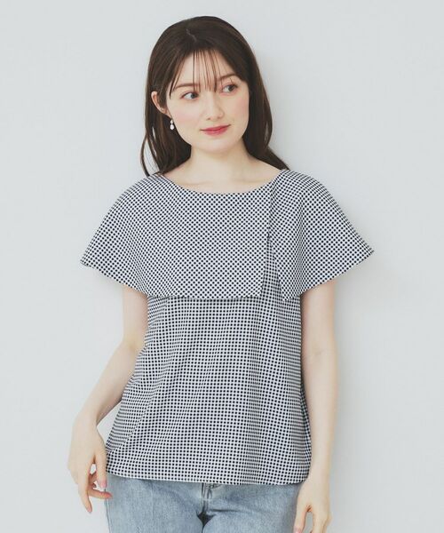 index / インデックス シャツ・ブラウス | 前後2wayオフショルカラーブラウス【洗濯機可】 | 詳細25