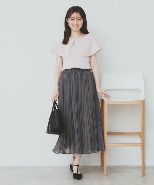 index / インデックス シャツ・ブラウス | 前後2wayオフショルカラーブラウス【洗濯機可】 | 詳細3