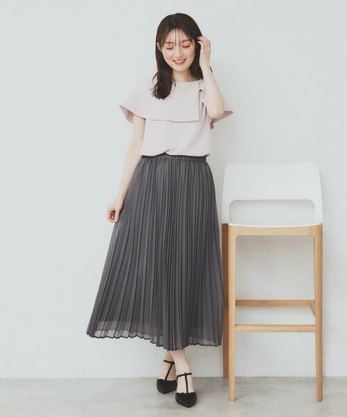 index / インデックス シャツ・ブラウス | 前後2wayオフショルカラーブラウス【洗濯機可】 | 詳細4