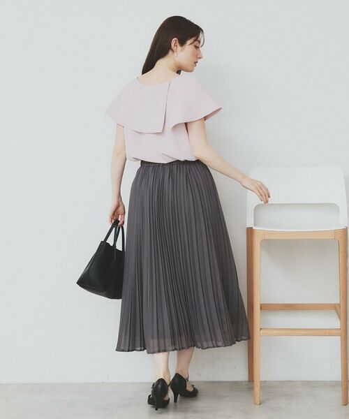 index / インデックス シャツ・ブラウス | 前後2wayオフショルカラーブラウス【洗濯機可】 | 詳細5