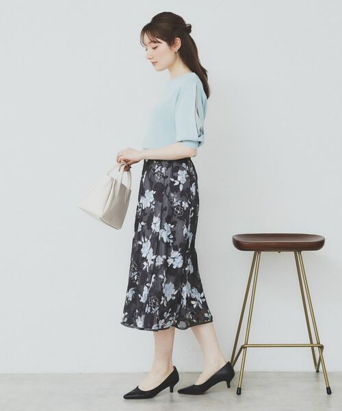 index / インデックス ニット・セーター | 《6色展開/XS-LLサイズ》ドライタッチ デザインスリーブニット【洗濯機洗い可/接触冷感/抗ピル】 | 詳細13