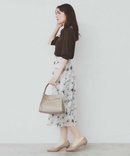 index / インデックス ニット・セーター | 《6色展開/XS-LLサイズ》ドライタッチ デザインスリーブニット【洗濯機洗い可/接触冷感/抗ピル】 | 詳細17