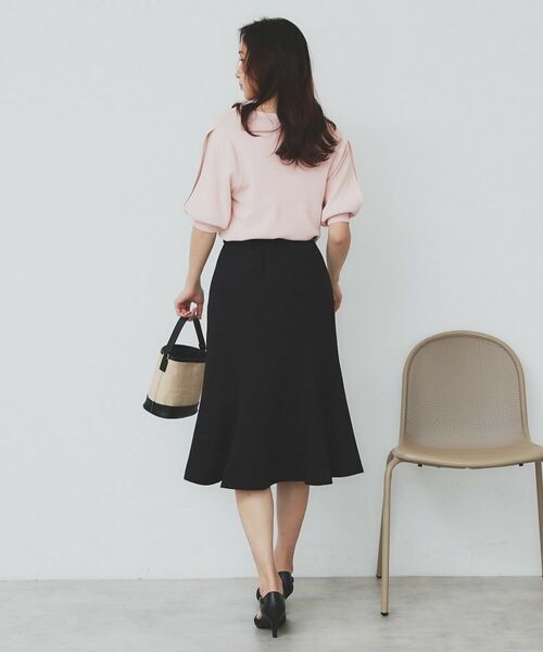 index / インデックス ニット・セーター | 《6色展開/XS-LLサイズ》ドライタッチ デザインスリーブニット【洗濯機洗い可/接触冷感/抗ピル】 | 詳細25