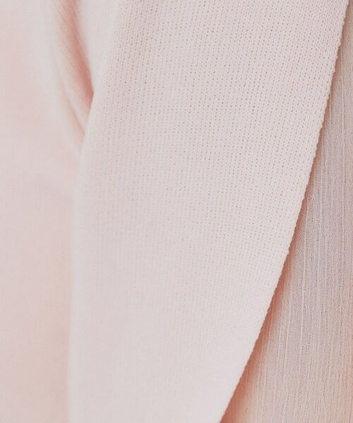 index / インデックス ニット・セーター | 《6色展開/XS-LLサイズ》ドライタッチ デザインスリーブニット【洗濯機洗い可/接触冷感/抗ピル】 | 詳細26