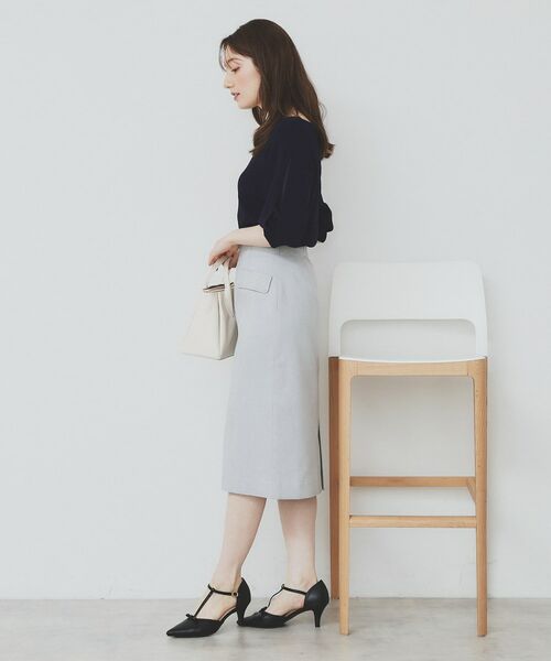 index / インデックス ニット・セーター | 《6色展開/XS-LLサイズ》ドライタッチ デザインスリーブニット【洗濯機洗い可/接触冷感/抗ピル】 | 詳細29