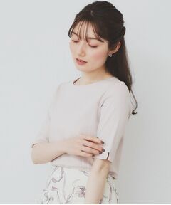 index / インデックス カットソー | 《7色展開/XS-LLサイズ》ボートネックリブトップス【UV/洗濯機洗い可】