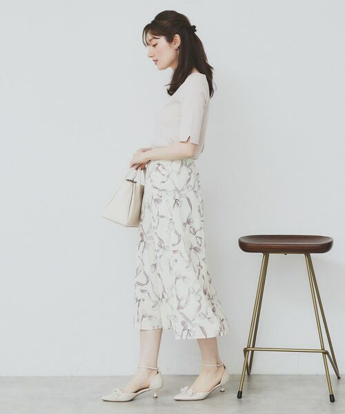 index / インデックス カットソー | 《7色展開/XS-LLサイズ》ボートネックリブトップス【UV/洗濯機洗い可】 | 詳細17