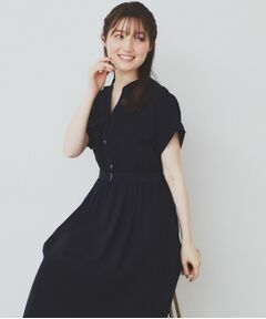 index / インデックス ロング・マキシ丈ワンピース | 《7色展開/XS-LLサイズ》ダブルポケットスキッパーシャツワンピース【吸水速乾/防シワ/イージーアイロン/抗ピル/洗濯機洗い可】