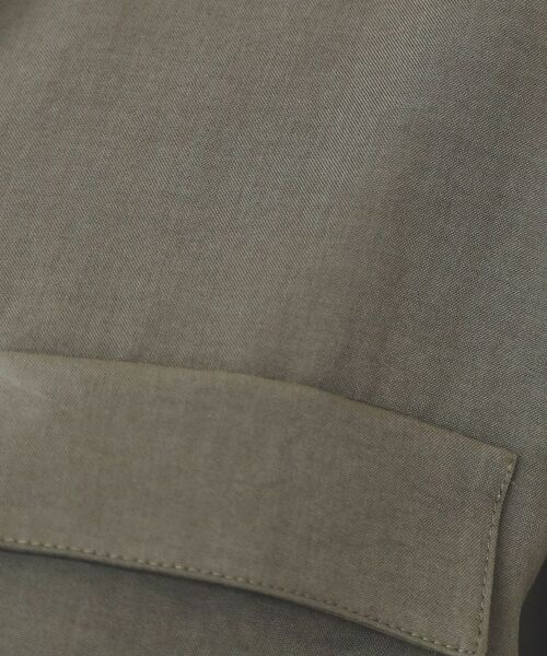 index / インデックス ロング・マキシ丈ワンピース | 《7色展開/XS-LLサイズ》ダブルポケットスキッパーシャツワンピース【吸水速乾/防シワ/イージーアイロン/抗ピル/洗濯機洗い可】 | 詳細16