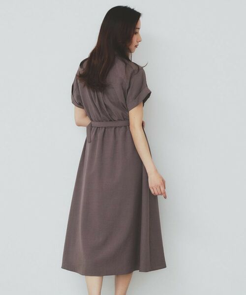 index / インデックス ロング・マキシ丈ワンピース | 《7色展開/XS-LLサイズ》ダブルポケットスキッパーシャツワンピース【吸水速乾/防シワ/イージーアイロン/抗ピル/洗濯機洗い可】 | 詳細22