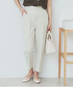 index / インデックス ショート・ハーフ・半端丈パンツ | ストレッチテーパードパンツ【洗濯機洗い可/吸水速乾/防シワ】