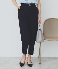 index / インデックス ショート・ハーフ・半端丈パンツ | ストレッチテーパードパンツ【洗濯機洗い可/吸水速乾/防シワ】