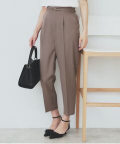 index / インデックス ショート・ハーフ・半端丈パンツ | ストレッチテーパードパンツ【洗濯機洗い可/吸水速乾/防シワ】