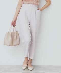 index / インデックス ショート・ハーフ・半端丈パンツ | ストレッチテーパードパンツ【洗濯機洗い可/吸水速乾/防シワ】