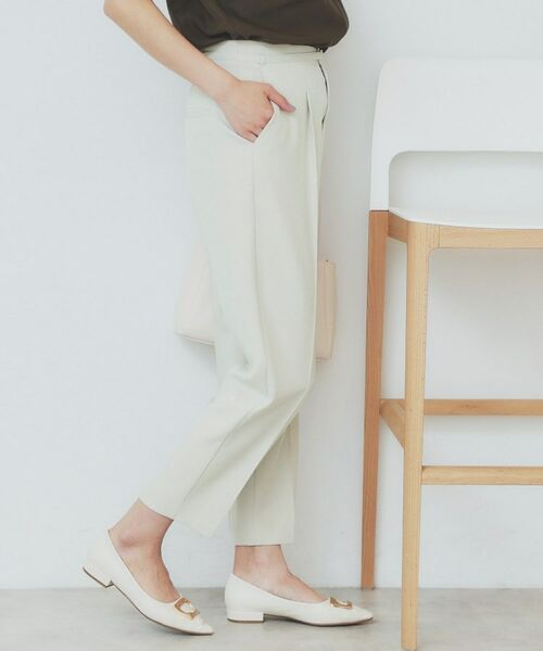 index / インデックス ショート・ハーフ・半端丈パンツ | ストレッチテーパードパンツ【洗濯機洗い可/吸水速乾/防シワ】 | 詳細14