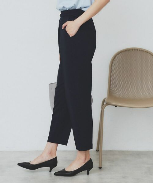 index / インデックス ショート・ハーフ・半端丈パンツ | ストレッチテーパードパンツ【洗濯機洗い可/吸水速乾/防シワ】 | 詳細20