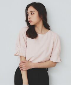 index / インデックス シャツ・ブラウス | 《8色展開/XS-LLサイズ》タックパフスリーブブラウス【洗濯機洗い可/吸水速乾/防シワ/抗ピル】