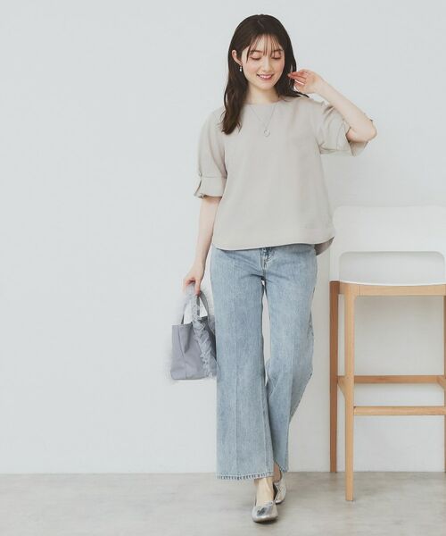 index / インデックス シャツ・ブラウス | 《8色展開/XS-LLサイズ》タックパフスリーブブラウス【洗濯機洗い可/吸水速乾/防シワ/抗ピル】 | 詳細20